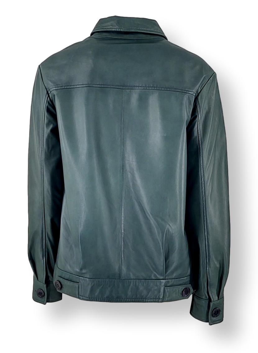 Elene - Lamb Leather Jacket - Women - Copper Green