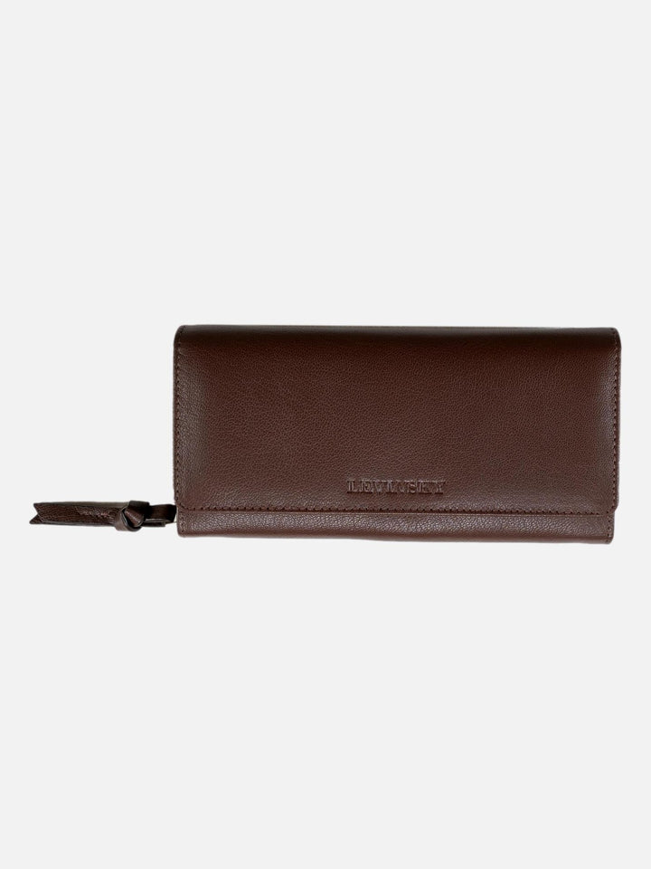 LW-0019 Plånbok - Läder - Tillbehör - Brun