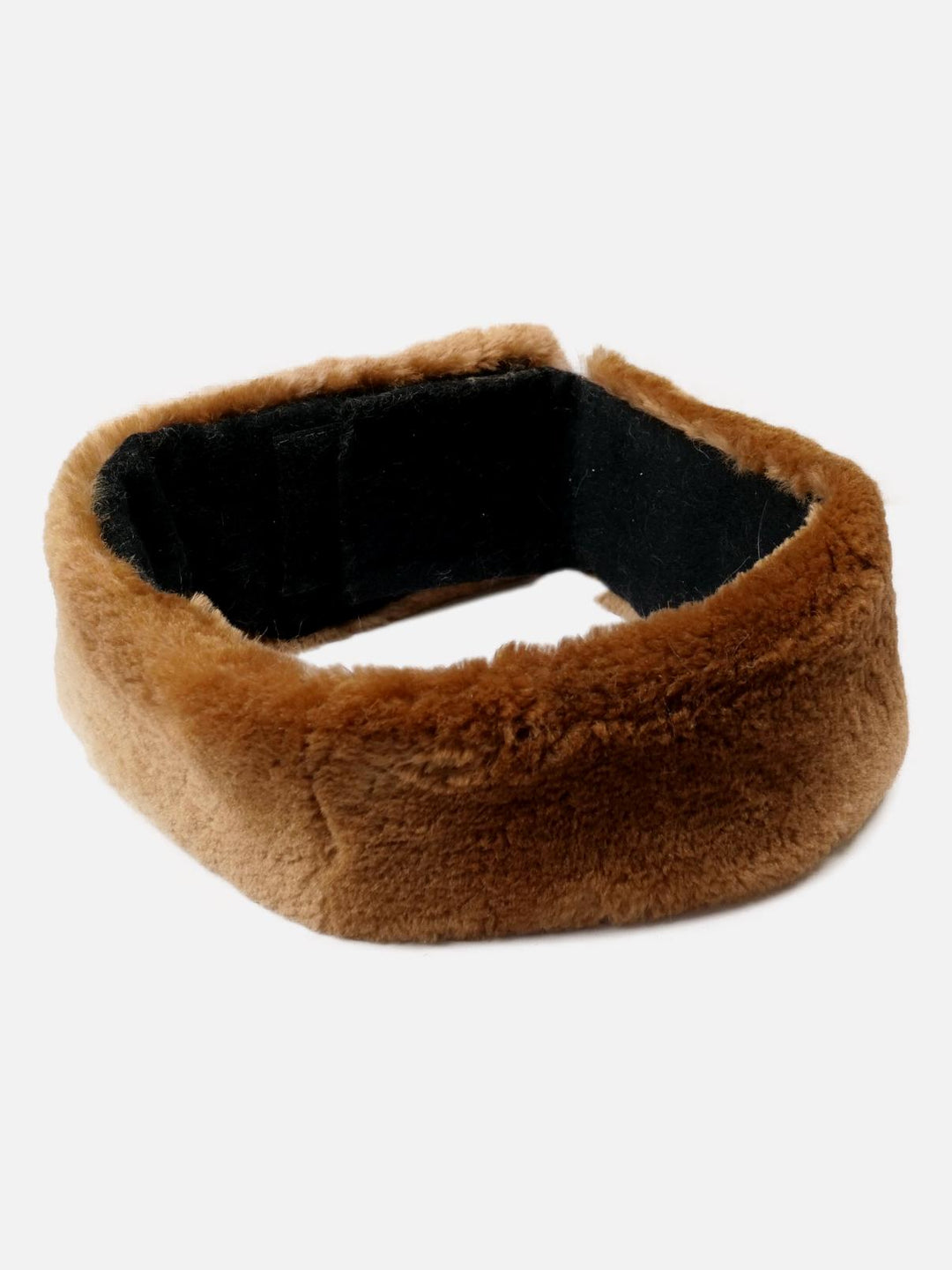 Hove Pannband - Bäverpäls - Tillbehör - Honung
