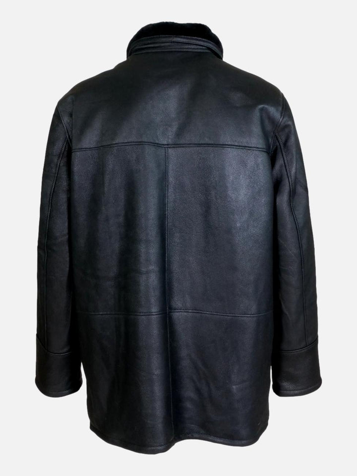 Owen, 85 cm. - Nappa Lamb Crack - Man - Black