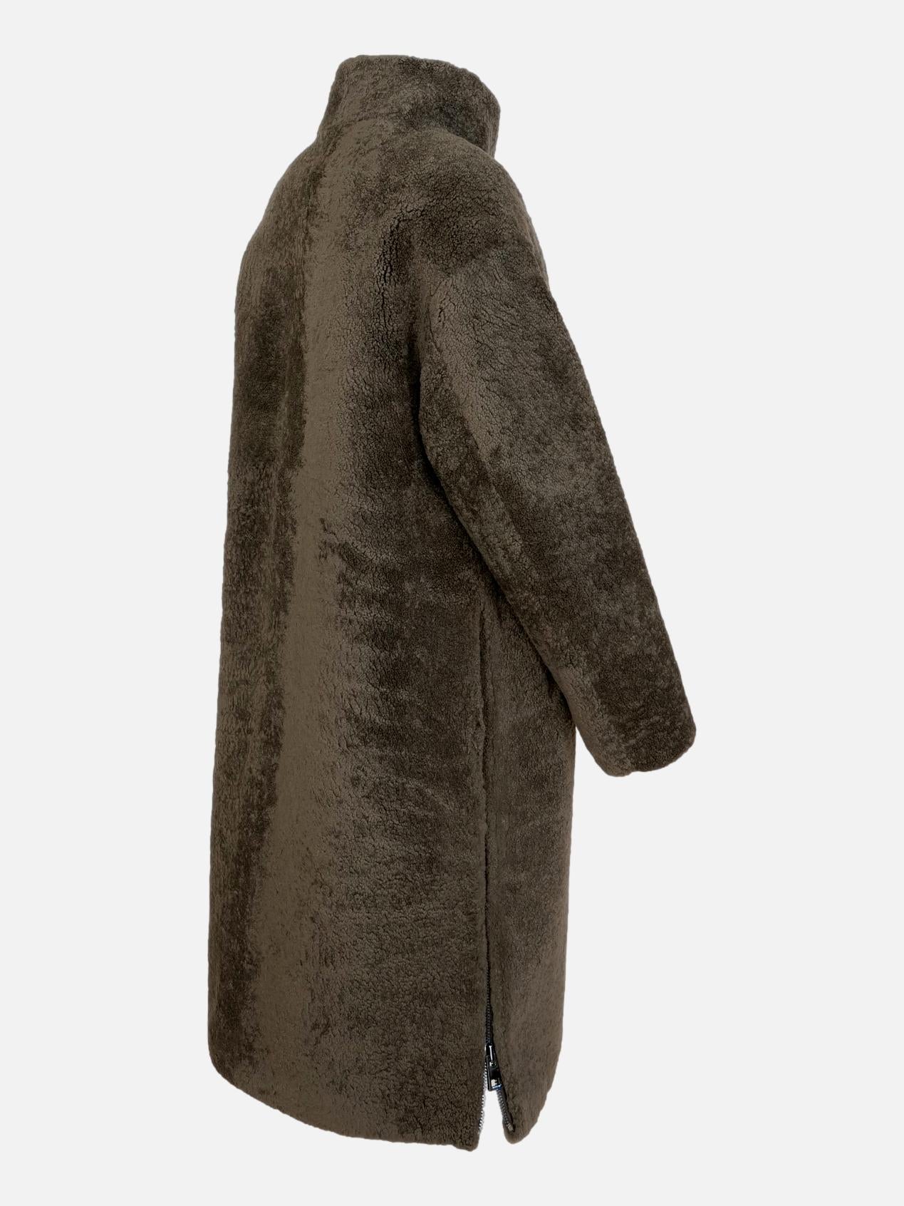 Filuka, 100 Kragen Curly Lamb Damen Army – Stampe Denmark